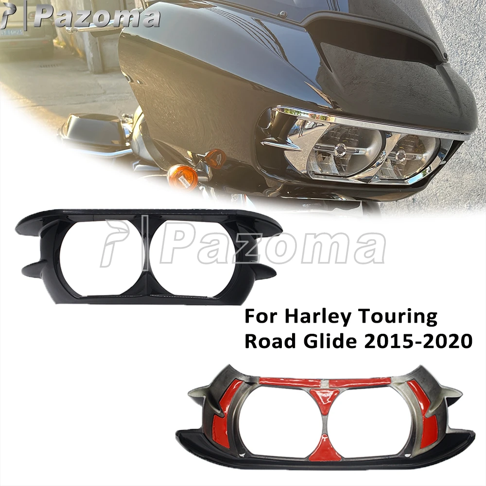 Motorcycle Headlight Bezel Cover For Harley Touring Road Glide FLTRX Ultra FLTRU Special FLTRXS CVO FLTRXSE FLTRUSE 2015-20 ABS
Motorcycle Headlight Bezel Cover For Harley Touring Road Glide FLTRX Ultra FLTRU Special FLTRXS CVO FLTRXSE FLTRUSE 2015-20 ABS
