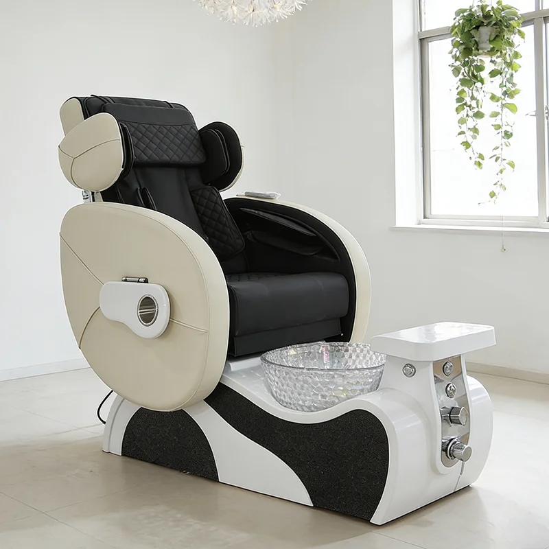 eh-Luxury Nail Salon Equipment Electric Reclining Foot Care Spa Chair Modern Airbag Massage Pedicure Chair with Jet Pump@
eh-Luxury Nail Salon Equipment Electric Reclining Foot Care Spa Chair Modern Airbag Massage Pedicure Chair with Jet Pump@