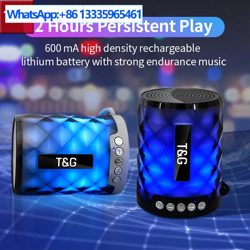 TG155 Прозрачный беспроводной Bluetooth-динамик Маленькая стальная пушка Настольный динамик Красочный сабвуфер Портативная карта Аудио
TG155 Прозрачный беспроводной Bluetooth-динамик Маленькая стальная пушка Настольный динамик Красочный сабвуфер Портативная карта Аудио