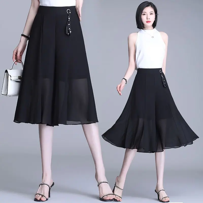 Solid Skirt 2025 New Chiffon Dress Women's Summer Thin High Waist Belly Covering Slimming Western Sle One-Step Skirt W59
Solid Skirt 2025 New Chiffon Dress Women's Summer Thin High Waist Belly Covering Slimming Western Sle One-Step Skirt W59