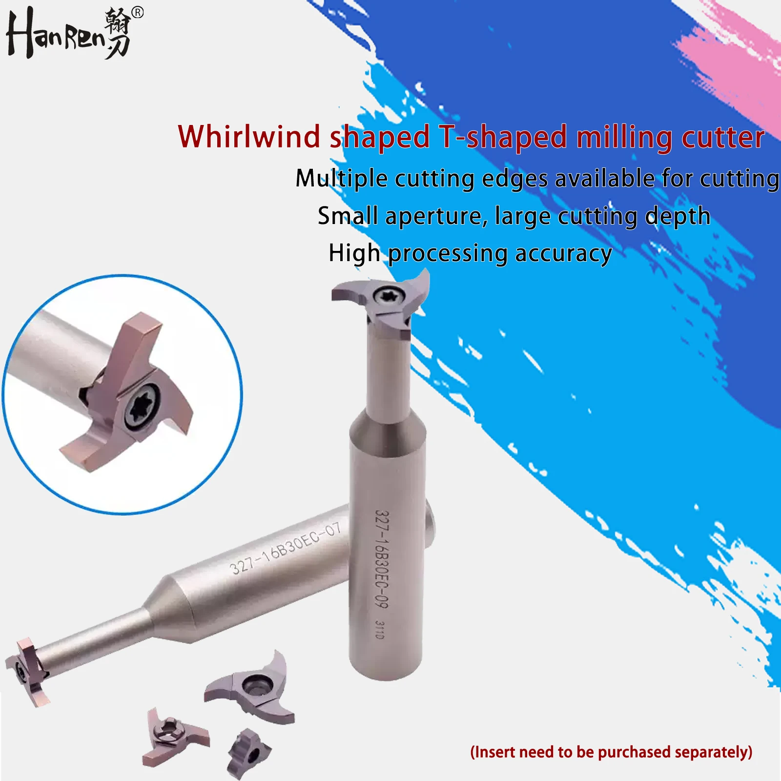 Резак с Т-образными пазами, обрабатывающий центр небольшой диафрагмы, режущие инструменты, три лезвия, MB07 MB09, вихревая форма, глубокая пила по твердому металлу
Резак с Т-образными пазами, обрабатывающий центр небольшой диафрагмы, режущие инструменты, три лезвия, MB07 MB09, вихревая форма, глубокая пила по твердому металлу