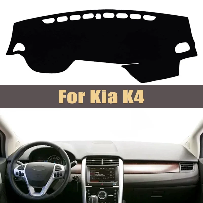 Для Kia K4 крышка приборной панели автомобиля козырек от солнца коврики избегайте световых накладок приборная панель защитные автомобильные аксессуары
Для Kia K4 крышка приборной панели автомобиля козырек от солнца коврики избегайте световых накладок приборная панель защитные автомобильные аксессуары