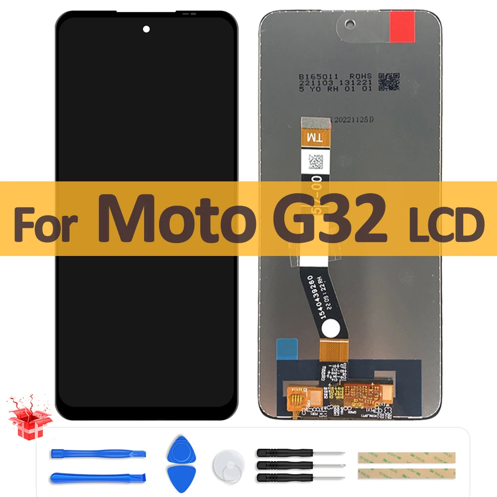 6,5 "Оригинальный ЖК-дисплей для Motorola Moto G32, ЖК-дисплей XT2235-1, сенсорный экран, дигитайзер в сборе, замена для Moto G32 LCD
6,5 "Оригинальный ЖК-дисплей для Motorola Moto G32, ЖК-дисплей XT2235-1, сенсорный экран, дигитайзер в сборе, замена для Moto G32 LCD