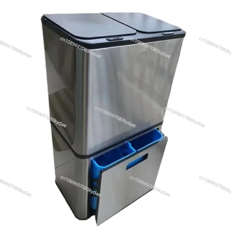 Dual Sensor Trash bin Two Layer Classification Seperate Bins Kitchen Waste Cabinet Stainless Steel Sorting Bucket
Dual Sensor Trash bin Two Layer Classification Seperate Bins Kitchen Waste Cabinet Stainless Steel Sorting Bucket