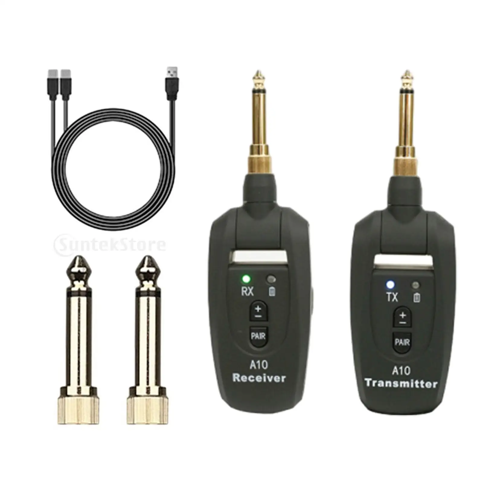Digital Wireless Guitar System Condenser Mic Audio Wireless Transmitter Receiver Rechargeable for Acoustic Electric Guitar Bass
Digital Wireless Guitar System Condenser Mic Audio Wireless Transmitter Receiver Rechargeable for Acoustic Electric Guitar Bass