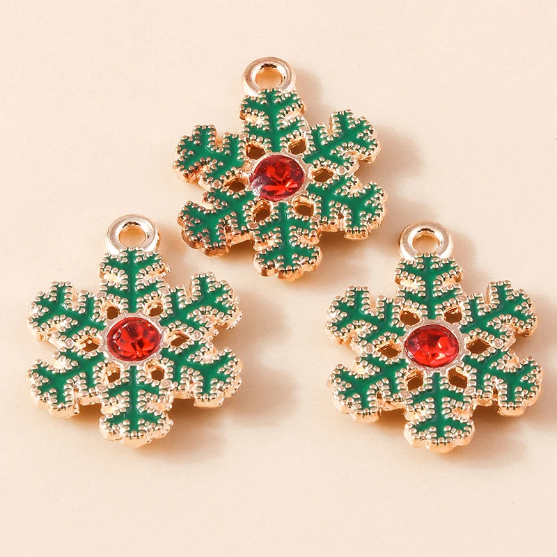 20pcs 18x22mm Cute Enamel Christmas Snowflake Charms Pendants for Jewelry Making New Year Necklaces Earrings DIY Crafts Supplies
20pcs 18x22mm Cute Enamel Christmas Snowflake Charms Pendants for Jewelry Making New Year Necklaces Earrings DIY Crafts Supplies