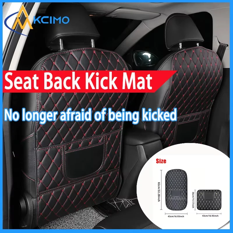 New PU Leather Car Anti-Kick Mats Auto Seat Back Protector Cover For Children Car Back Seat Anti-Dirty Pad Car Accessories
New PU Leather Car Anti-Kick Mats Auto Seat Back Protector Cover For Children Car Back Seat Anti-Dirty Pad Car Accessories