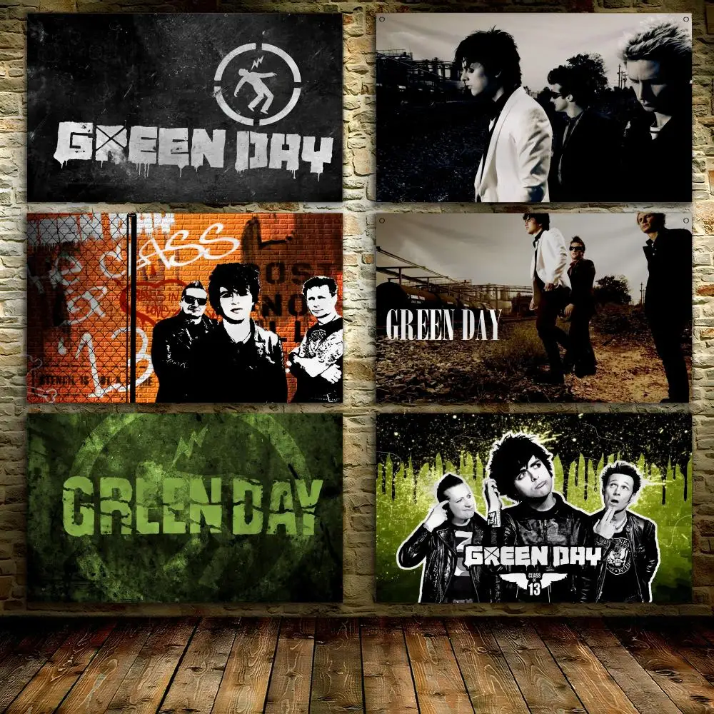 G-GreenS Day Rock Band Flags 3x5 Ft Custom Banner For Garage Door Room Decor Wall Out Decoration With Metal Buckle
G-GreenS Day Rock Band Flags 3x5 Ft Custom Banner For Garage Door Room Decor Wall Out Decoration With Metal Buckle