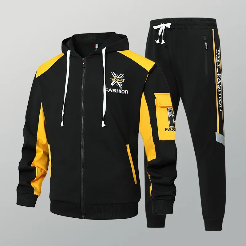 New men's Zipper Cardigan, Pants, High-end Fashion Two-piece Set, Casual Sportswear, Spring and Autumn Printed Commuting Set
New men's Zipper Cardigan, Pants, High-end Fashion Two-piece Set, Casual Sportswear, Spring and Autumn Printed Commuting Set