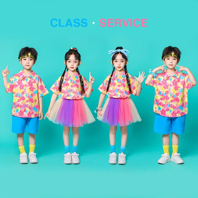 Boys Ballroom Show Candy Colors Tshirt Shorts Girls Hip Hop Skirts Kids School Uniforms Child Kindergarten Students Clothes Sets
Boys Ballroom Show Candy Colors Tshirt Shorts Girls Hip Hop Skirts Kids School Uniforms Child Kindergarten Students Clothes Sets