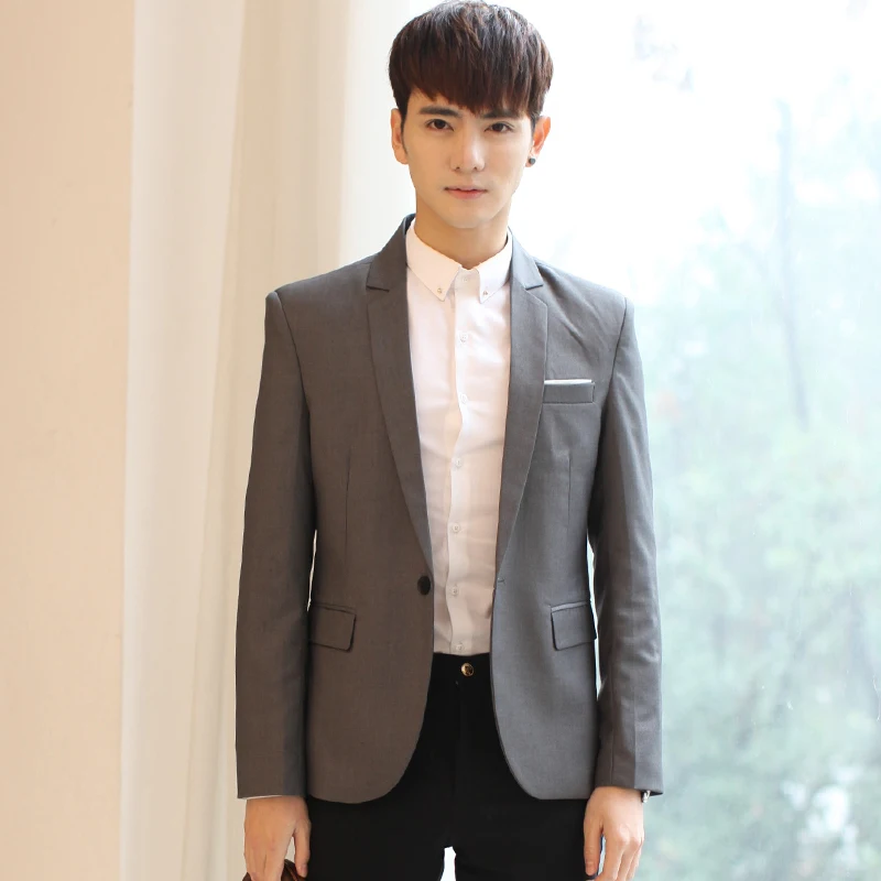 Casual Tailored Men's Suit Youth Sle Long Sve Busin Casual Pure Color Flat Collar Single Button Fastening All Seasons
Casual Tailored Men's Suit Youth Sle Long Sve Busin Casual Pure Color Flat Collar Single Button Fastening All Seasons
