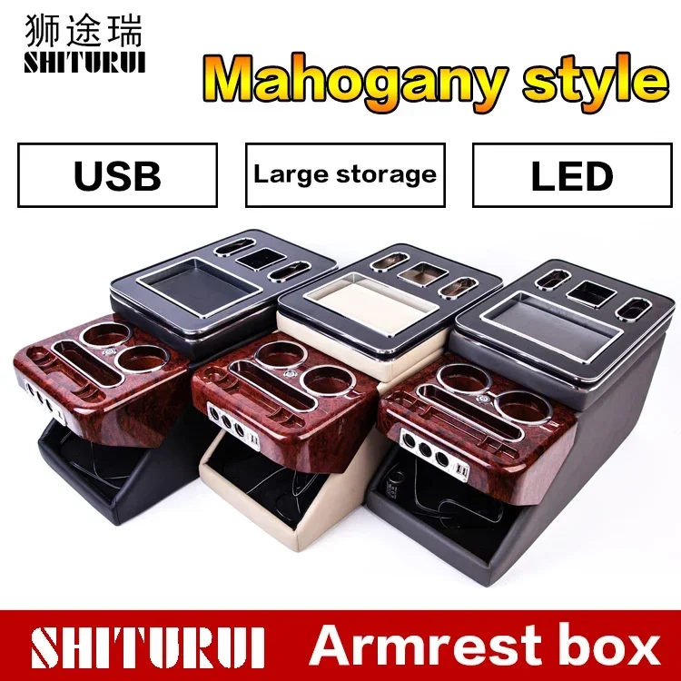 SHITURUI Car Armrest Box Walnut Central Store Content Storage Box For Buick GL8 2009-2019 Auto Styling Accessories 24CM
SHITURUI Car Armrest Box Walnut Central Store Content Storage Box For Buick GL8 2009-2019 Auto Styling Accessories 24CM
