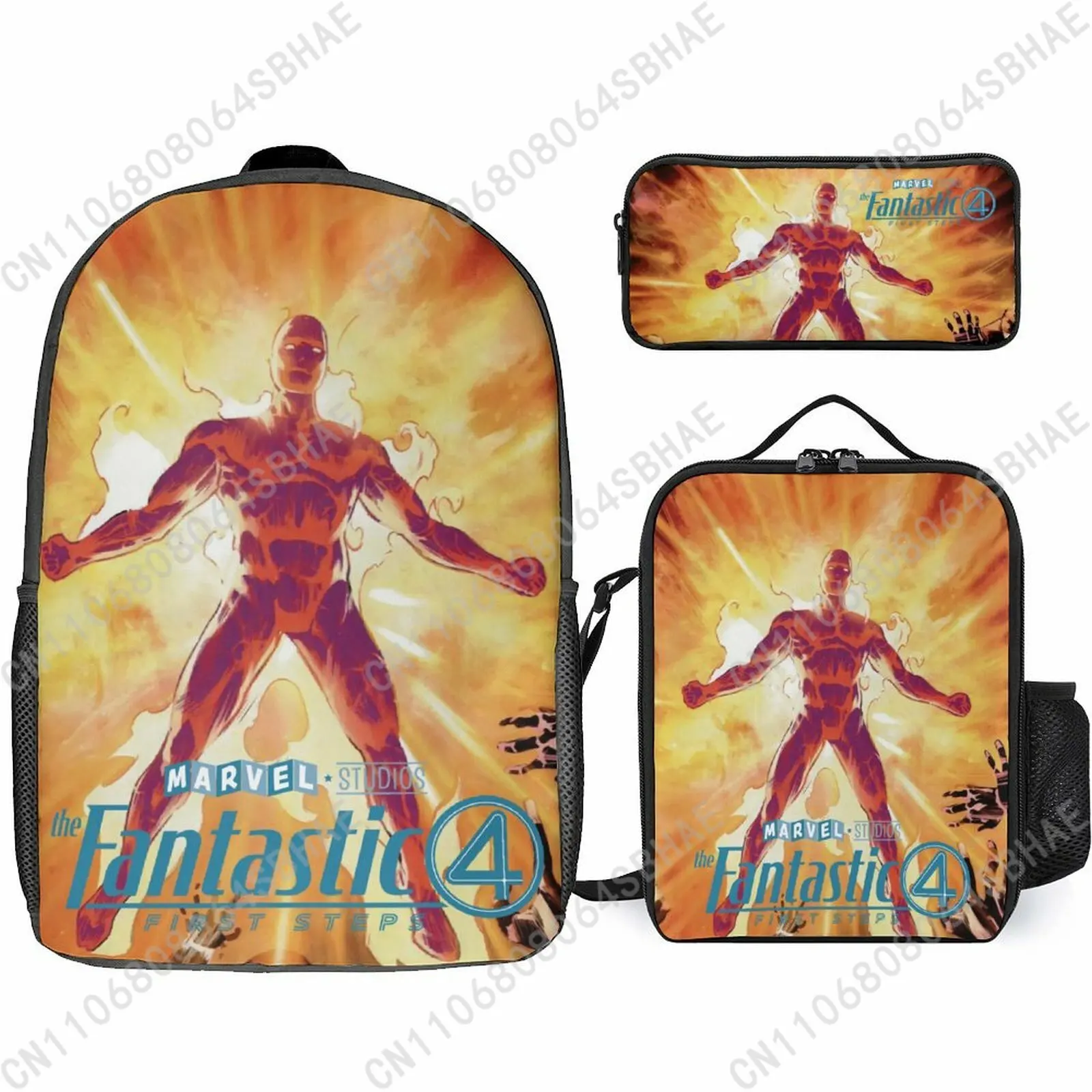 Marvel Human Torch School Backpack For Teen Middle High School Students 3Pcs Bookbag Lunch Tote Bag Pencil Pouch Cosplay
Marvel Human Torch School Backpack For Teen Middle High School Students 3Pcs Bookbag Lunch Tote Bag Pencil Pouch Cosplay