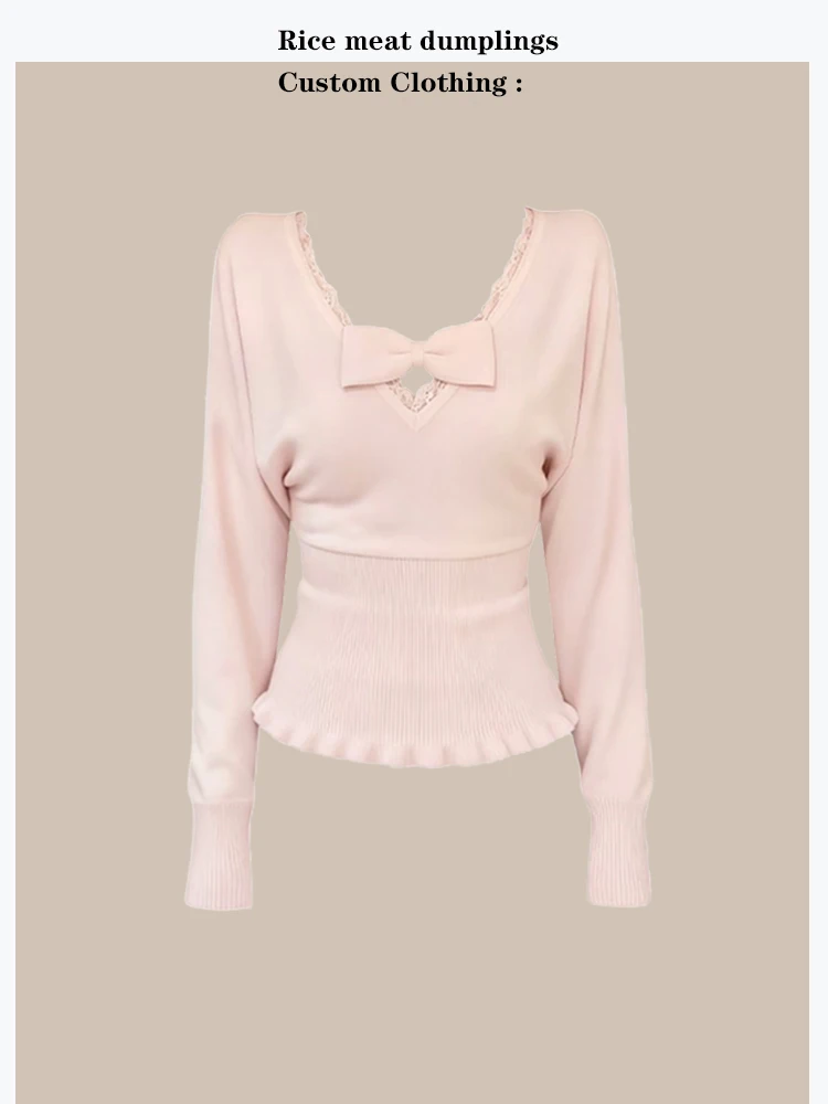 Sweet Knot Sweater Waist Cinched Pink Knitted Top Soft Comfortable Women's Online Exclusive Winter Regular Fit Long...
Sweet Knot Sweater Waist Cinched Pink Knitted Top Soft Comfortable Women's Online Exclusive Winter Regular Fit Long...