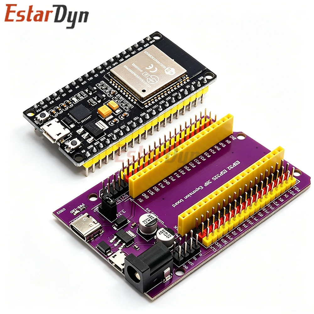 Estardyn ESP32 Development Board with CP2102 WiFi+Bluetooth Dual Core ESP-32 38PIN Compatible IoT Smart Home
Estardyn ESP32 Development Board with CP2102 WiFi+Bluetooth Dual Core ESP-32 38PIN Compatible IoT Smart Home