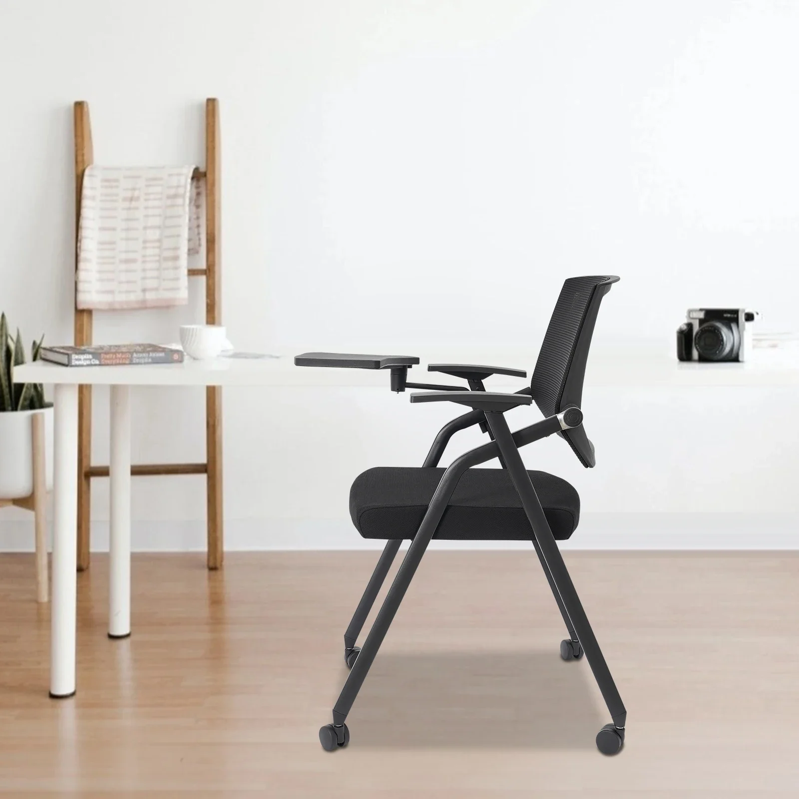 Black Conference Room Chair, Foldable Movable Comfortable Office Chair,Built To Last,Used in Conference Halls,Schools,Homes
Black Conference Room Chair, Foldable Movable Comfortable Office Chair,Built To Last,Used in Conference Halls,Schools,Homes
