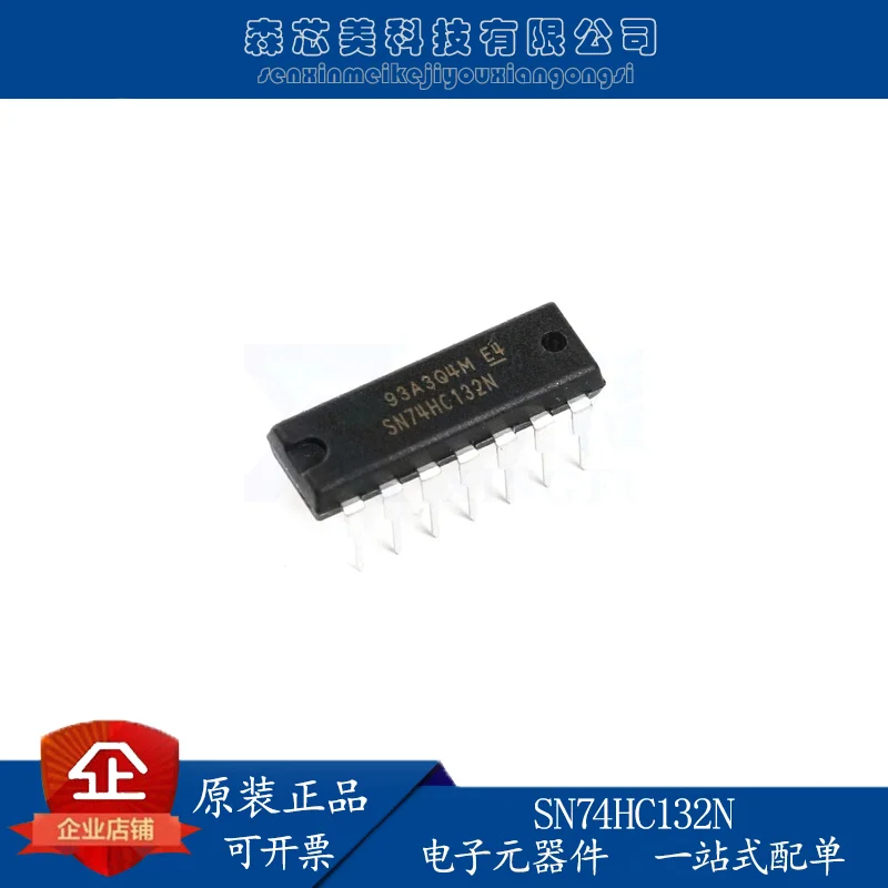 30 шт. Оригинальный Новый SN74HC132N DIP-14 Шмидт прямой преобразователь вход четырехсторонний положительный затвор NAND
30 шт. Оригинальный Новый SN74HC132N DIP-14 Шмидт прямой преобразователь вход четырехсторонний положительный затвор NAND