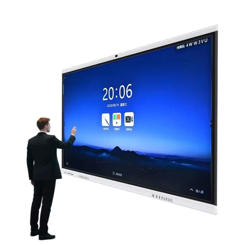 All-in-One Touch Screen Digital Board 65/75/85/86/98/110 Inch Interactive Whiteboard 48MP Camera 3-Year
All-in-One Touch Screen Digital Board 65/75/85/86/98/110 Inch Interactive Whiteboard 48MP Camera 3-Year