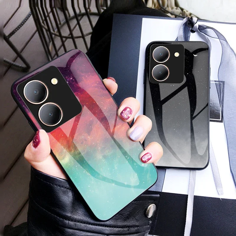 Для VIVO Y79 Y78 Y78 Plus Y75 5G Y72 5G Y71 Y70 S стеклянный чехол для телефона со звездным небом
Для VIVO Y79 Y78 Y78 Plus Y75 5G Y72 5G Y71 Y70 S стеклянный чехол для телефона со звездным небом