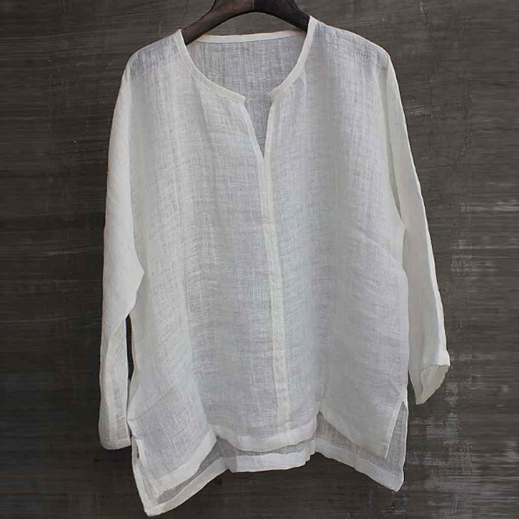 Cotton Linen Men's Blouse Casual Solid Color Comfy Breathable Mens Shirt Long Sleeve Shirt Men White Tops Fashion
Cotton Linen Men's Blouse Casual Solid Color Comfy Breathable Mens Shirt Long Sleeve Shirt Men White Tops Fashion