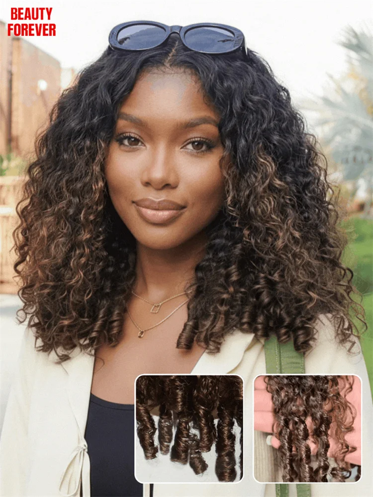 Beautyforever Chestnut Brown Burmese Curly Glueless Wig with Finger Coily 7x5 Bye Bye Knots Drawstring Human Hair Wig
Beautyforever Chestnut Brown Burmese Curly Glueless Wig with Finger Coily 7x5 Bye Bye Knots Drawstring Human Hair Wig