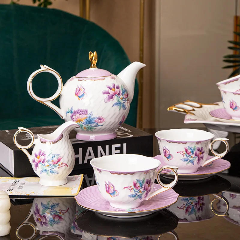 Hxl bone china coffee cup and saucer set - afternoon tea drinkware set
Hxl bone china coffee cup and saucer set - afternoon tea drinkware set