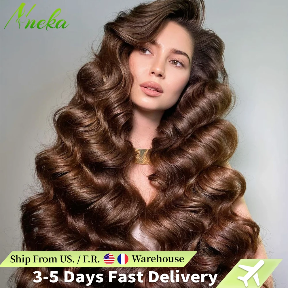 200 Density Body Wave Chocolate Brown #4 Colored 13x4 Lace Front Human Hair Wig 13x6 Lace Frontal Wigs Brazilian Hair For Women 34inch
200 Density Body Wave Chocolate Brown #4 Colored 13x4 Lace Front Human Hair Wig 13x6 Lace Frontal Wigs Brazilian Hair For Women 34inch