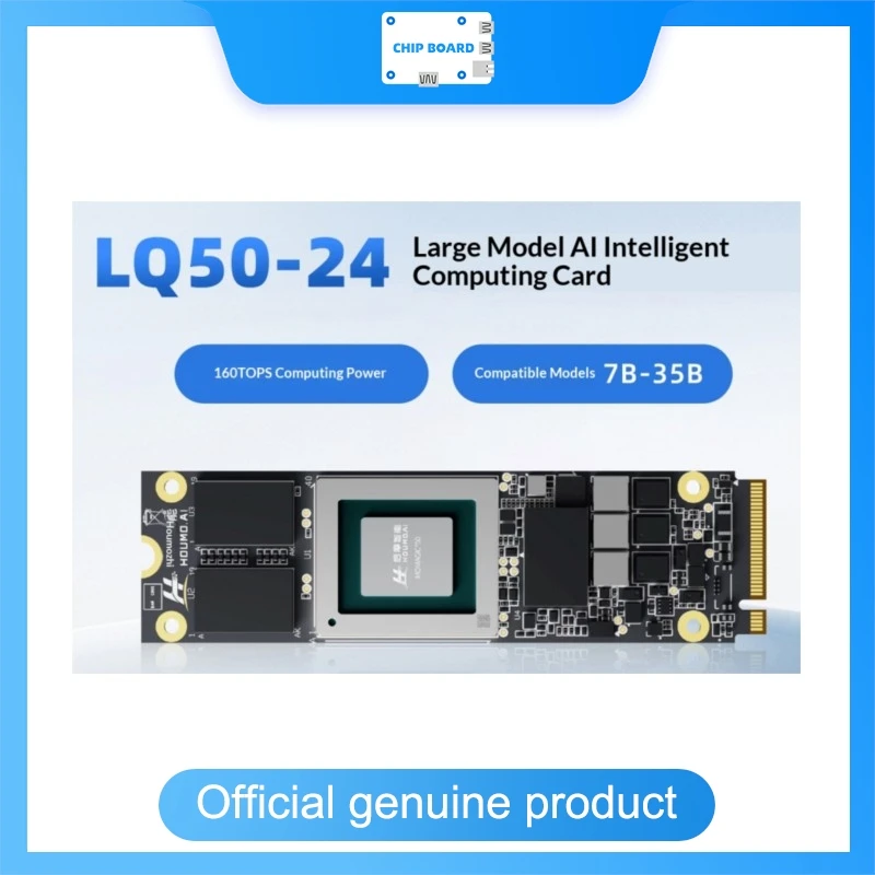 Firefly AI Computing Card, 160TOPS INT8 LQ50-24 Accelerator Module, M.2 Edge AI Inference Card
Firefly AI Computing Card, 160TOPS INT8 LQ50-24 Accelerator Module, M.2 Edge AI Inference Card