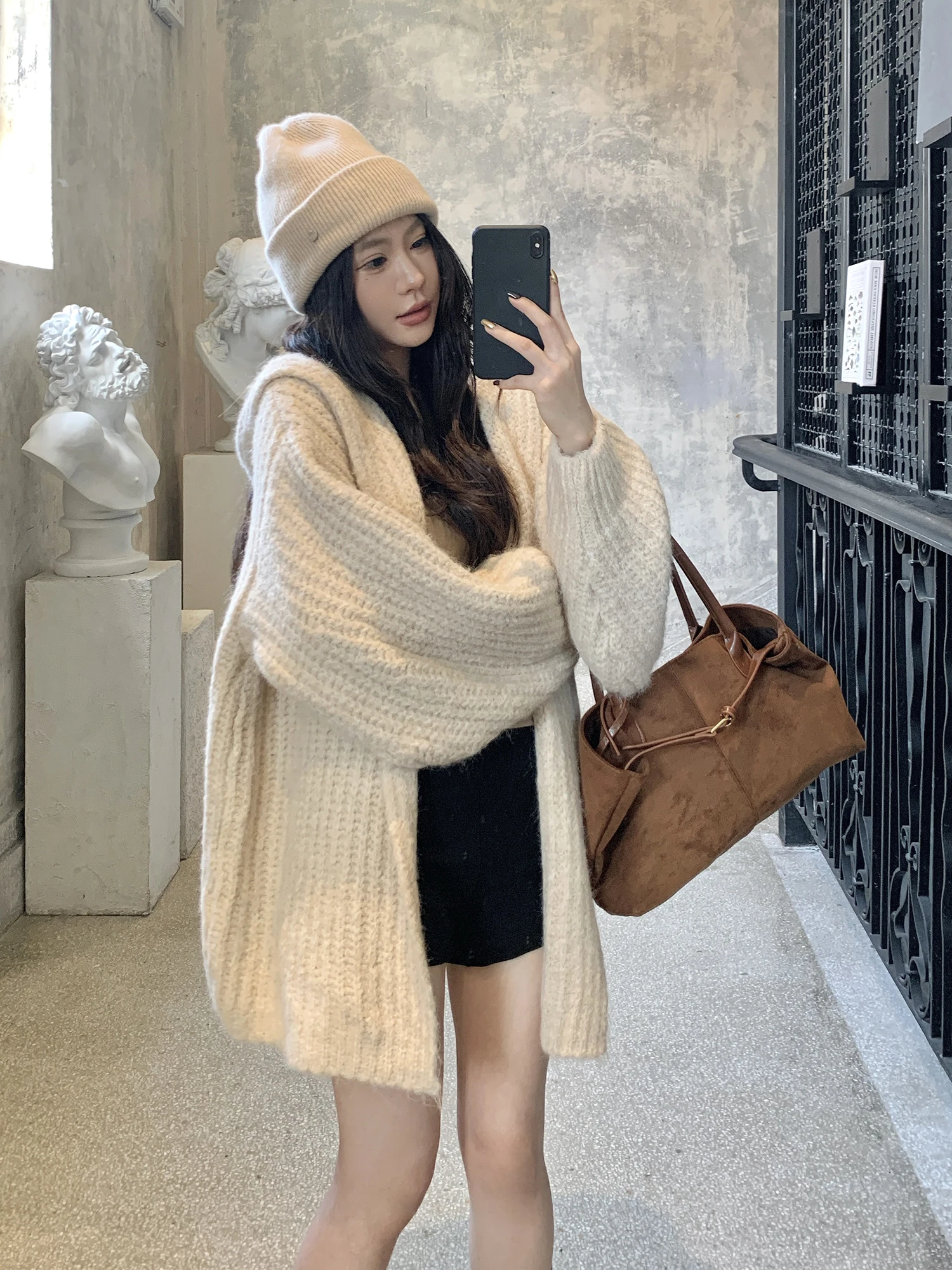 Lazy Sle Women's Long Knitted Open Cardigan Casual Loose Fit Hoodie Large Sweater Jaet Withmxboom ey Home Clothes
Lazy Sle Women's Long Knitted Open Cardigan Casual Loose Fit Hoodie Large Sweater Jaet Withmxboom ey Home Clothes