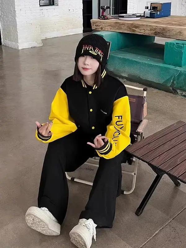 plus Size American Sle Baseball Jaet Women's Autumn Winter New Loose Thiened Jaet Slimming Top Trendy Outerwear
plus Size American Sle Baseball Jaet Women's Autumn Winter New Loose Thiened Jaet Slimming Top Trendy Outerwear