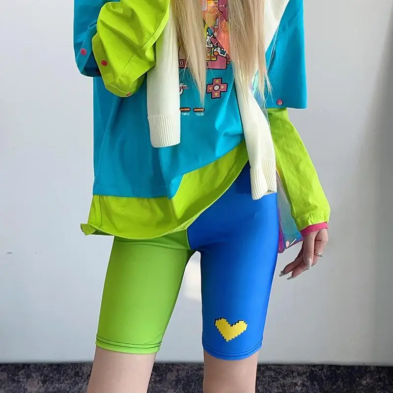 Y2k Cycling Shorts Women Casual Streetwear Fitness Yoga Sports Shorts Female Summer Heart Print Short Leggings Bottoms Plus Size
Y2k Cycling Shorts Women Casual Streetwear Fitness Yoga Sports Shorts Female Summer Heart Print Short Leggings Bottoms Plus Size