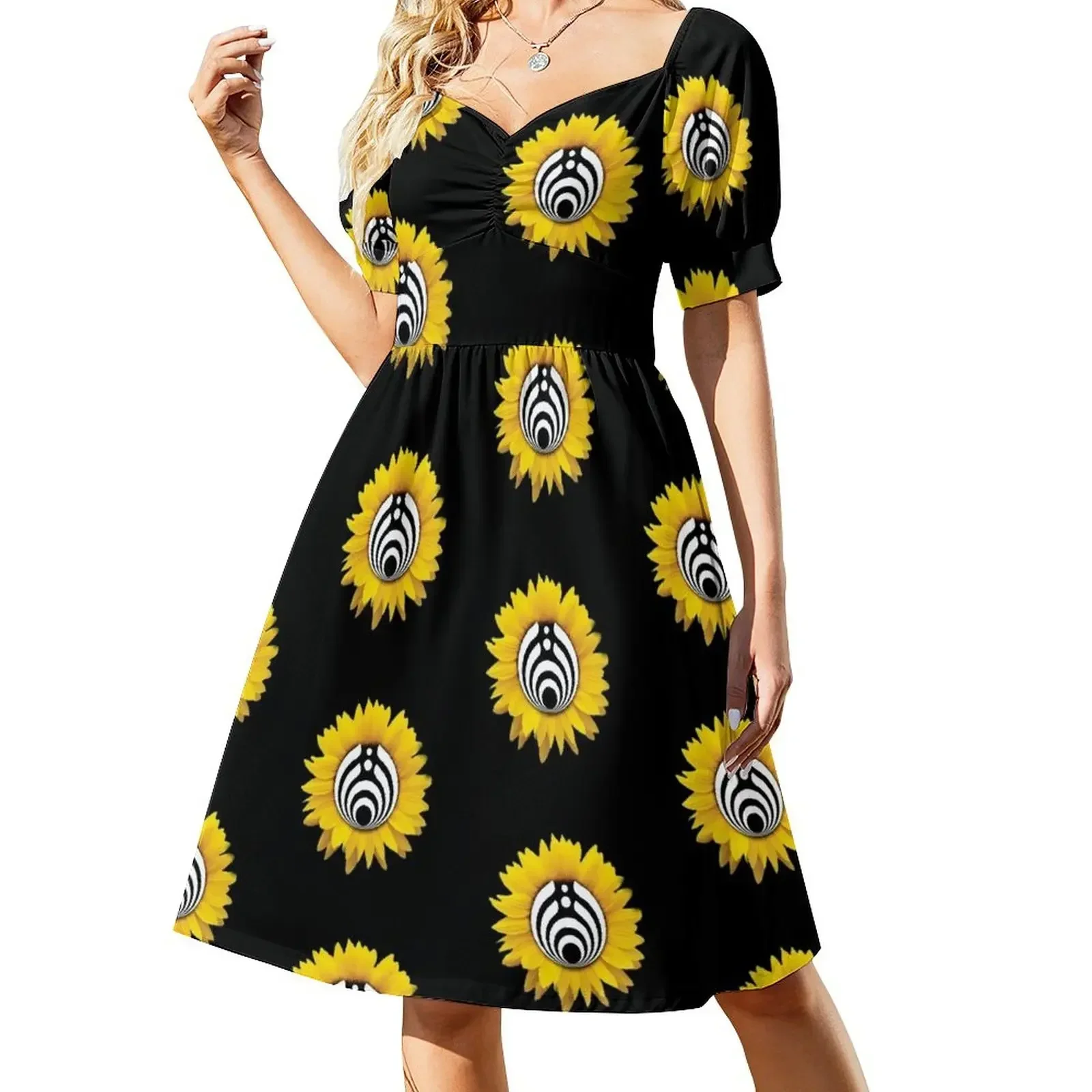 Bass Drop Sunflower Short-Sleeved Dress summer dresses Dance dresses Summer skirt Dress
Bass Drop Sunflower Short-Sleeved Dress summer dresses Dance dresses Summer skirt Dress