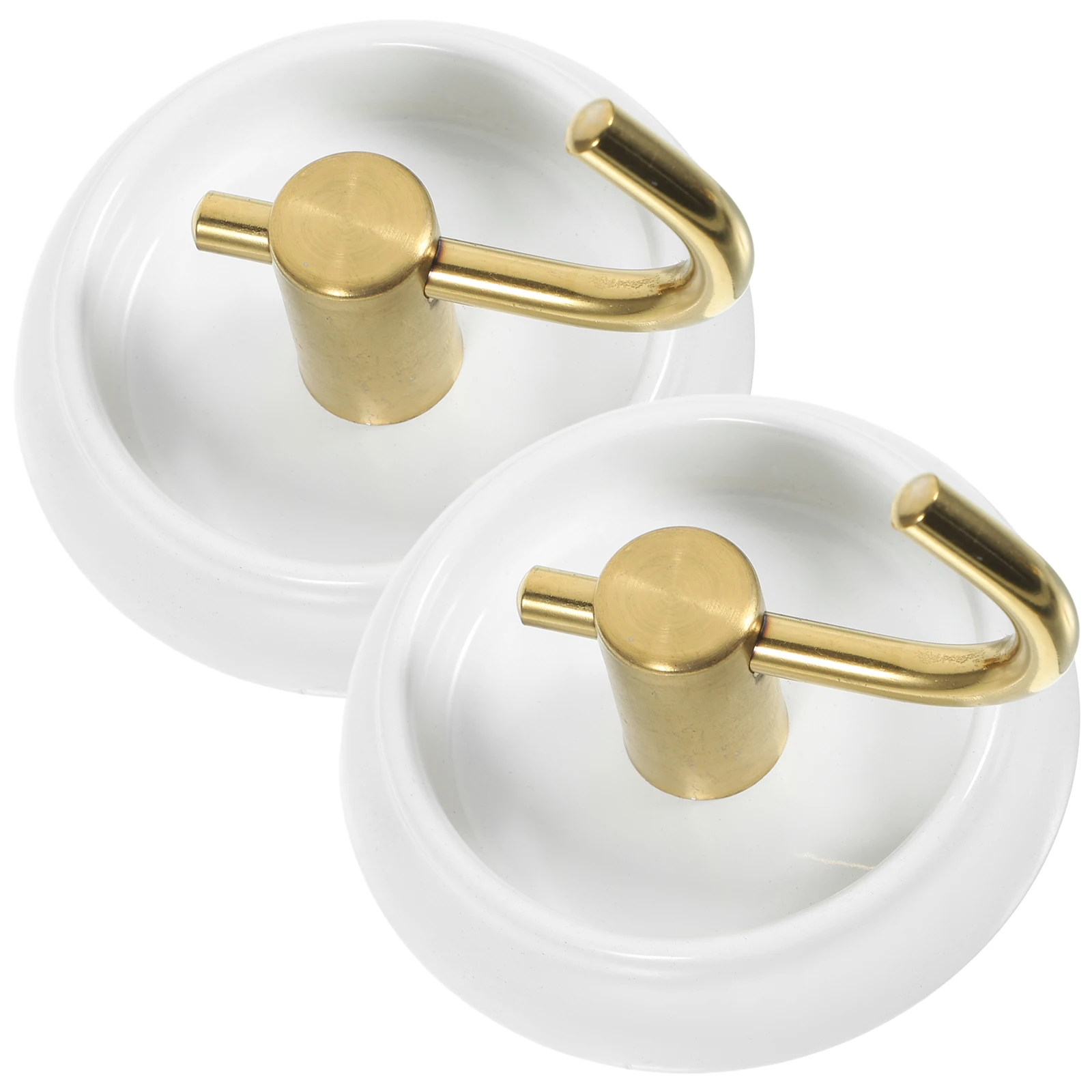 2pcs Round Base Hooks White Gold Bathroom Wall Mount Adhesive Hangers Multi Use Towel Storage Solution Without Drilling Marks
2pcs Round Base Hooks White Gold Bathroom Wall Mount Adhesive Hangers Multi Use Towel Storage Solution Without Drilling Marks