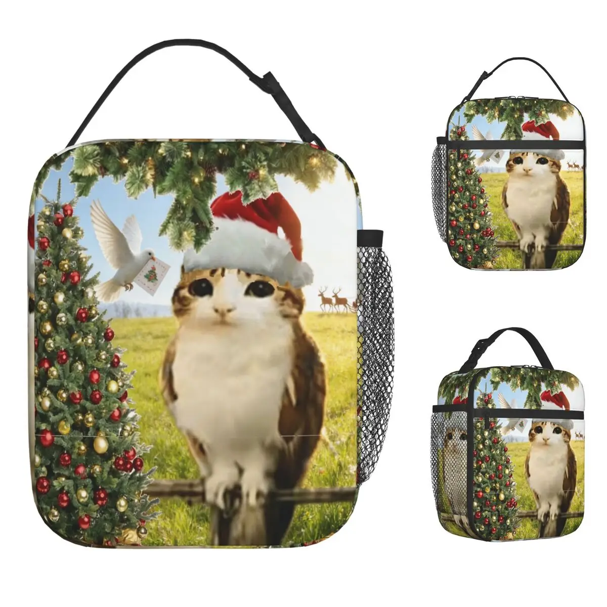Brainrot Christmas Meowl Meme Сумка для обеда Эстетическая коробка для обеда Пикник Портативные термосумки для обеда для взрослых Оксфордская сумка-холодильник с принтом
Brainrot Christmas Meowl Meme Сумка для обеда Эстетическая коробка для обеда Пикник Портативные термосумки для обеда для взрослых Оксфордская сумка-холодильник с принтом