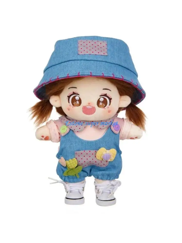 090B 20cm Rag-Doll Outfit Suit with Hat Pants Korean Kpop Doll Outfit Set Accessory
090B 20cm Rag-Doll Outfit Suit with Hat Pants Korean Kpop Doll Outfit Set Accessory