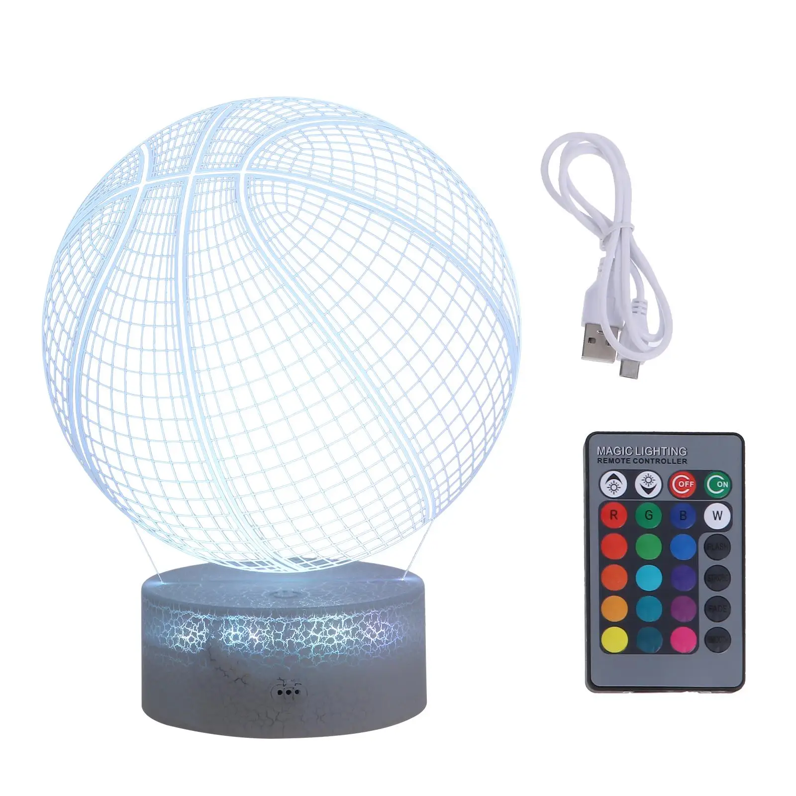 Basketball Shape LED Lamp 3D Acrylic Night Light Detachable Easy Install Remove Store Good Quality Bedroom Decoration Practical
Basketball Shape LED Lamp 3D Acrylic Night Light Detachable Easy Install Remove Store Good Quality Bedroom Decoration Practical