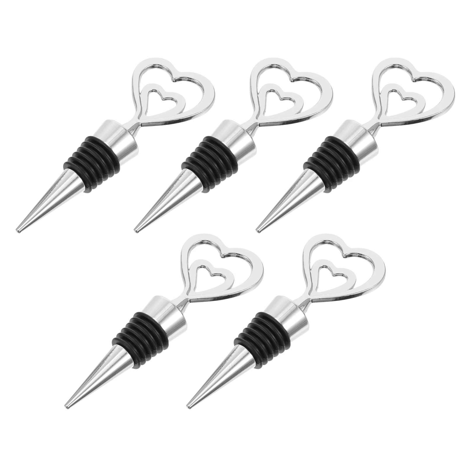 5 Pcs Bottle Stoppers Silver Alloy Dust Proof Corks Household Bottle Cap Household Caps Rubber Party Seals
5 Pcs Bottle Stoppers Silver Alloy Dust Proof Corks Household Bottle Cap Household Caps Rubber Party Seals