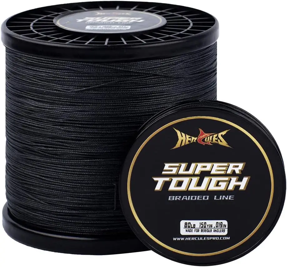 Super Tough Braided Fishing Line 4/8 Strands, 4-160lb, 150-1000 Yards for Saltwater
Super Tough Braided Fishing Line 4/8 Strands, 4-160lb, 150-1000 Yards for Saltwater