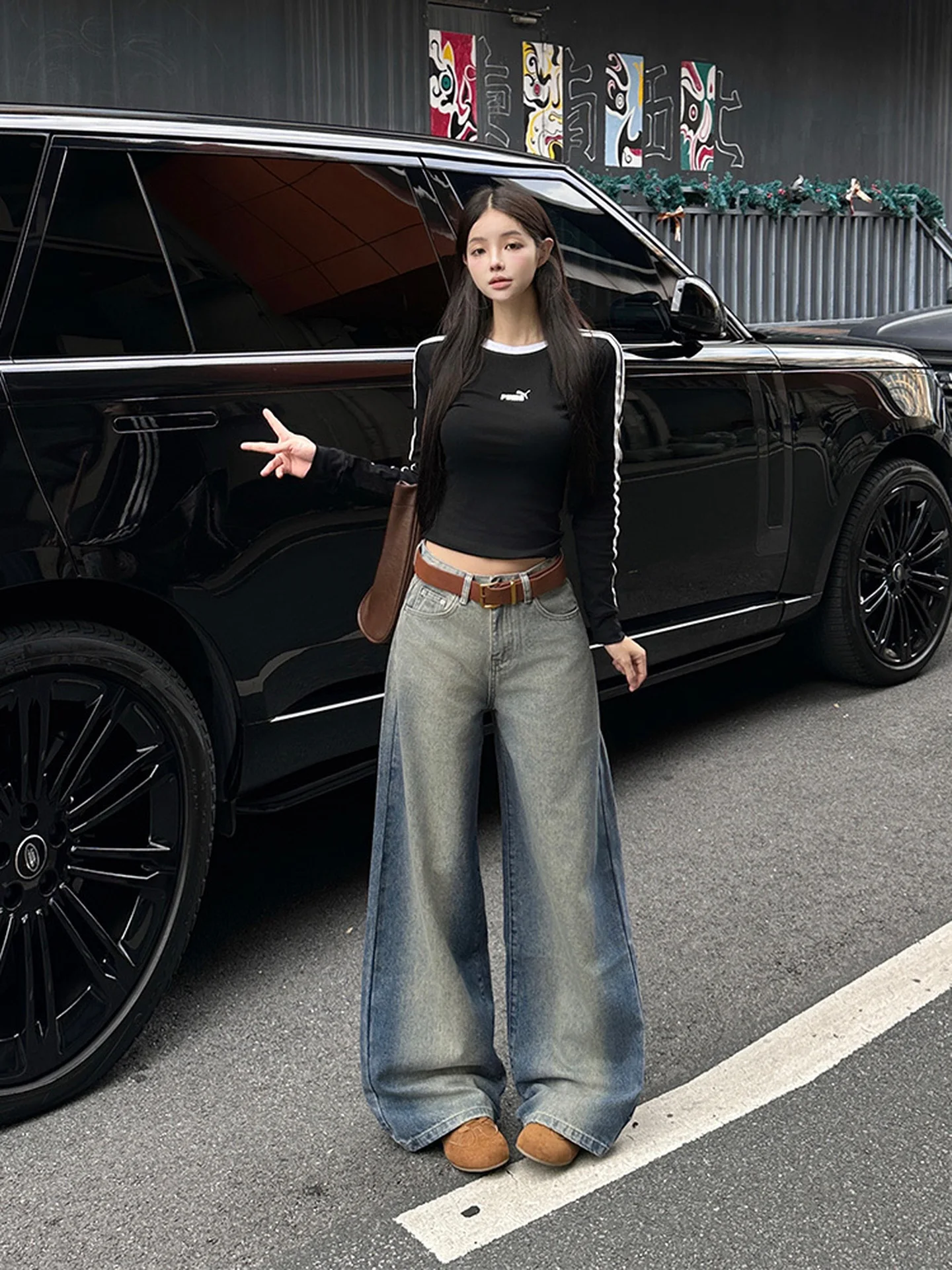 Retro Distressed Wide Leg Jeans Women's Loose Fit High Waist Straight Leg Denim Pants Autumn Winter Casual Pure Color
Retro Distressed Wide Leg Jeans Women's Loose Fit High Waist Straight Leg Denim Pants Autumn Winter Casual Pure Color