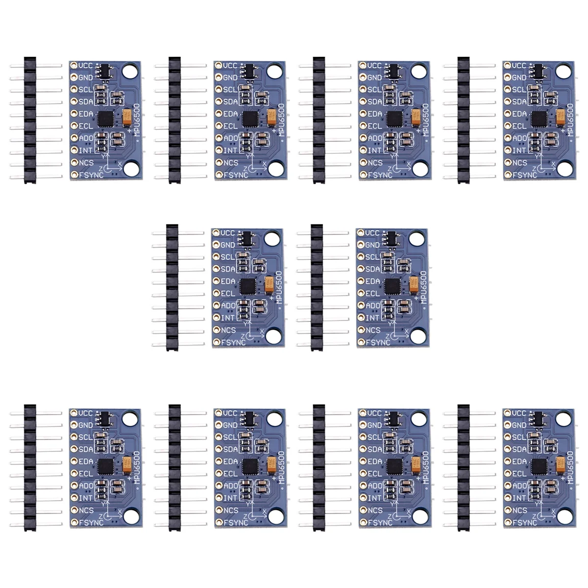 10Pcs MPU6500 Gyroscope Accelerometer Sensor Module 6-Axis GY-6500 Sensor Module IIC Communication Protocol XY
10Pcs MPU6500 Gyroscope Accelerometer Sensor Module 6-Axis GY-6500 Sensor Module IIC Communication Protocol XY
