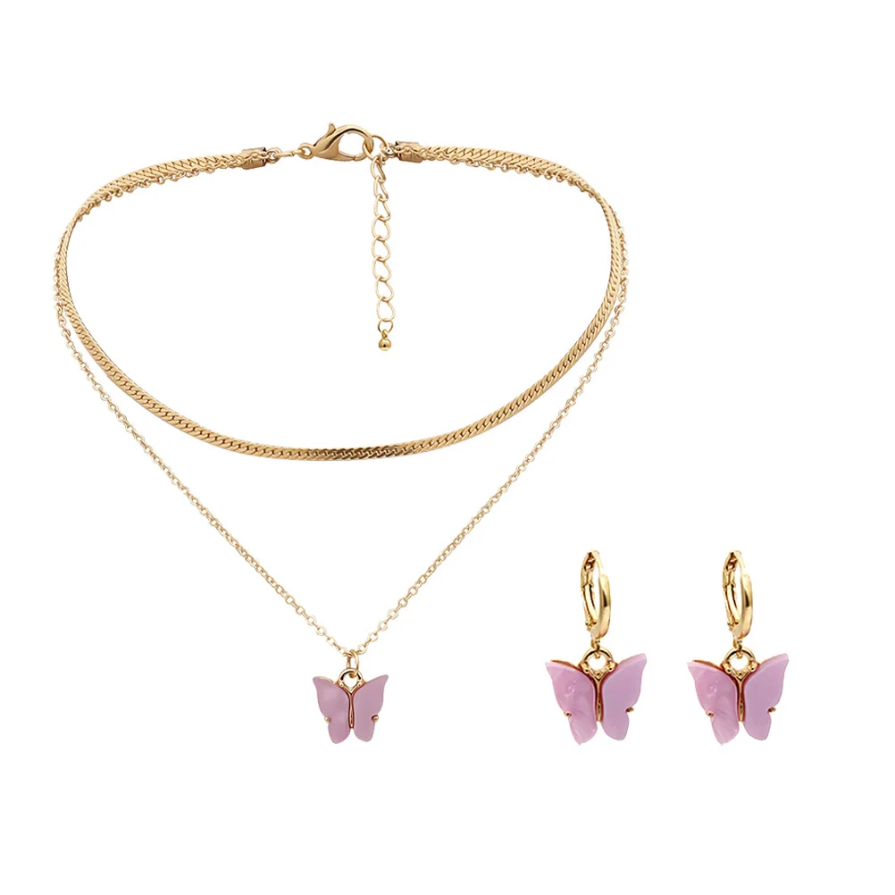 1 Set Acrylic Butterflies Necklace Earring Jewelry Set Collarbone Chain For Party Birthday Gift Woman Jewelry Decorative Fashion
1 Set Acrylic Butterflies Necklace Earring Jewelry Set Collarbone Chain For Party Birthday Gift Woman Jewelry Decorative Fashion