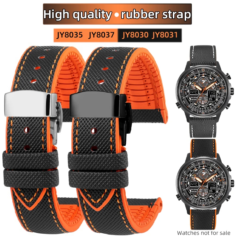 23mm Rubber Strap High Quality Bracelet For Skyhawk strap JY8035 JY8037 JY8030 JY8031Rubber WatchBand Men Watch Belt For Citizen
23mm Rubber Strap High Quality Bracelet For Skyhawk strap JY8035 JY8037 JY8030 JY8031Rubber WatchBand Men Watch Belt For Citizen