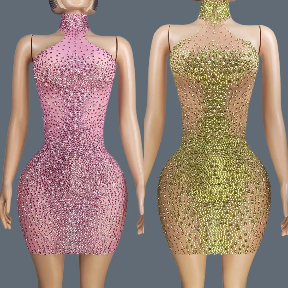 New Arrival Women Sexy Sparkly Rhinestone Attractive Evening Prom Gown Birthday Luxury Celebrate Stage Nightclub Outfit Jianbian
New Arrival Women Sexy Sparkly Rhinestone Attractive Evening Prom Gown Birthday Luxury Celebrate Stage Nightclub Outfit Jianbian
