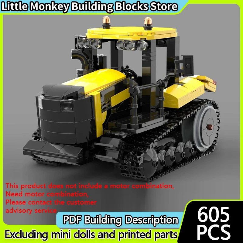 Конструктор City Car Model MOC: Технологичный модульный трактор-гусеничный вездеход. Подарки для детей на праздники. Набор для сборки.
Конструктор City Car Model MOC: Технологичный модульный трактор-гусеничный вездеход. Подарки для детей на праздники. Набор для сборки.