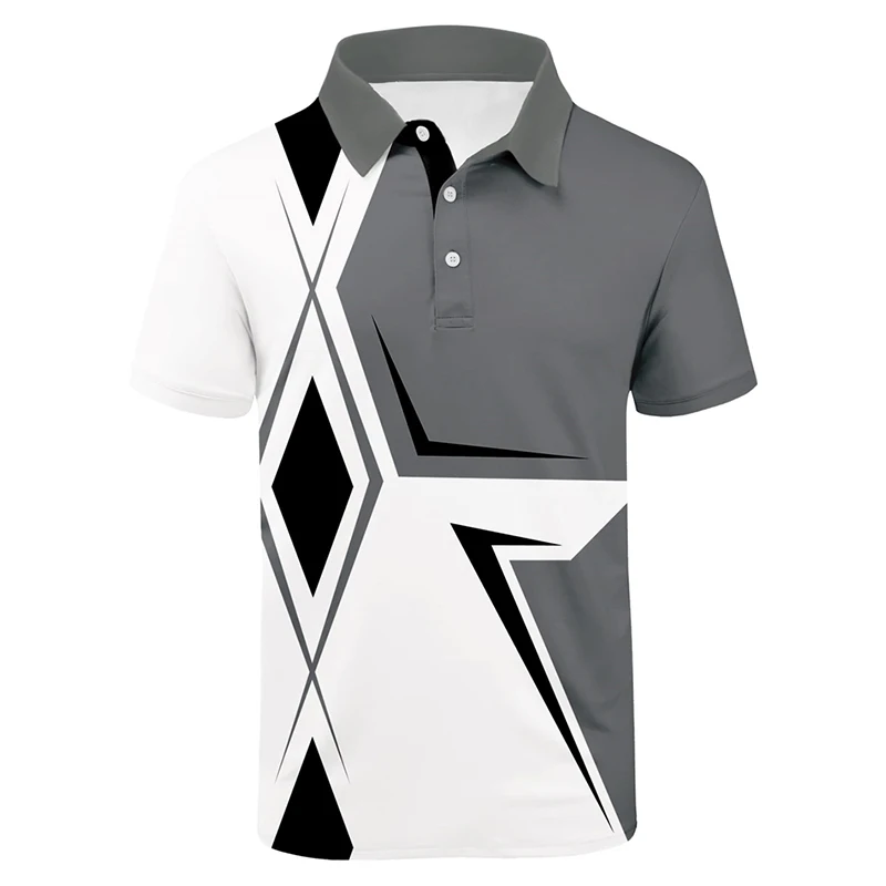 Simple Solid Color 3D Printed Polo Shirt For Men Sports Running Leisure T-shirt Striped Short Sleeves Lapel Button Tee Polo Tops
Simple Solid Color 3D Printed Polo Shirt For Men Sports Running Leisure T-shirt Striped Short Sleeves Lapel Button Tee Polo Tops