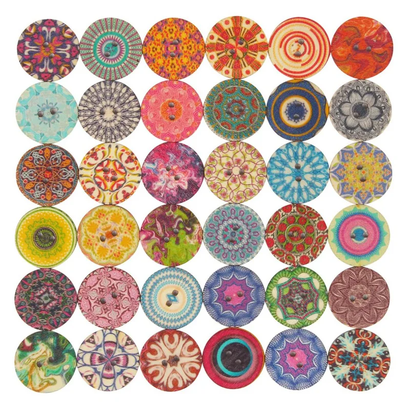 Vintage Printed Decorative Buttons for Furniture, Sewing Materials, DIY Accessories, 100 Pieces
Vintage Printed Decorative Buttons for Furniture, Sewing Materials, DIY Accessories, 100 Pieces