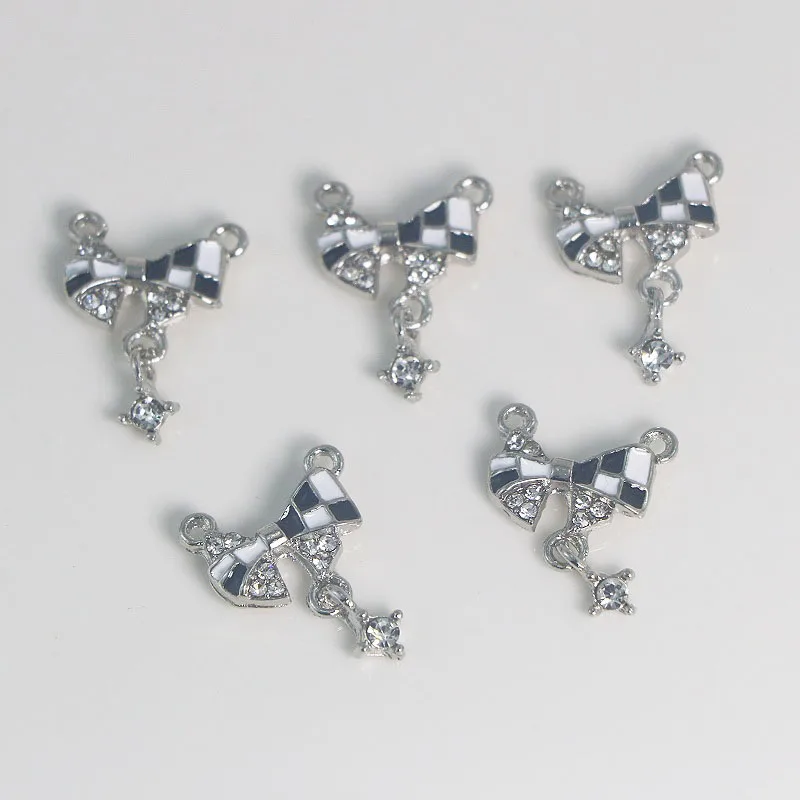 WZNB 10Pcs Enamel Bowknot Charms Crystal Butterfly Alloy Pendant for Jewelry Making Handmade Earring Necklace Diy Accessories
WZNB 10Pcs Enamel Bowknot Charms Crystal Butterfly Alloy Pendant for Jewelry Making Handmade Earring Necklace Diy Accessories