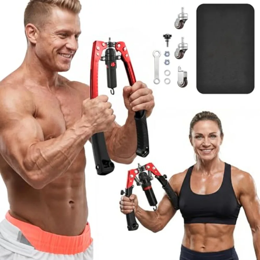 Тренажер для рук Twister Arm Trainer, регулируемый гидравлический, для домашнего спортзала, для силовых тренировок, 22-440 фунтов, эспандер для груди с колесом для пресса
Тренажер для рук Twister Arm Trainer, регулируемый гидравлический, для домашнего спортзала, для силовых тренировок, 22-440 фунтов, эспандер для груди с колесом для пресса