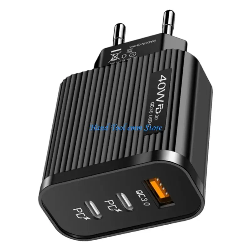 H37F 40W Double PD & USB Port Rapid Charging Block EU Plug Type C USB Wall
H37F 40W Double PD & USB Port Rapid Charging Block EU Plug Type C USB Wall