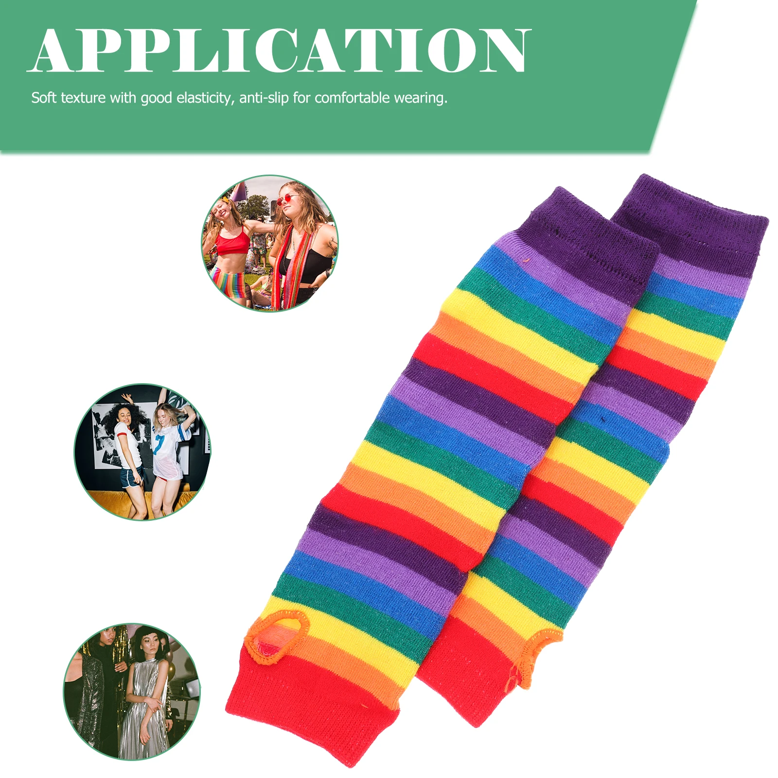 Long Tube Gloves Fingerless Hand Warmers Rainbow Strips Women Stockings Fleece Cotton Soft Lightweight Anti-slip Breathable
Long Tube Gloves Fingerless Hand Warmers Rainbow Strips Women Stockings Fleece Cotton Soft Lightweight Anti-slip Breathable